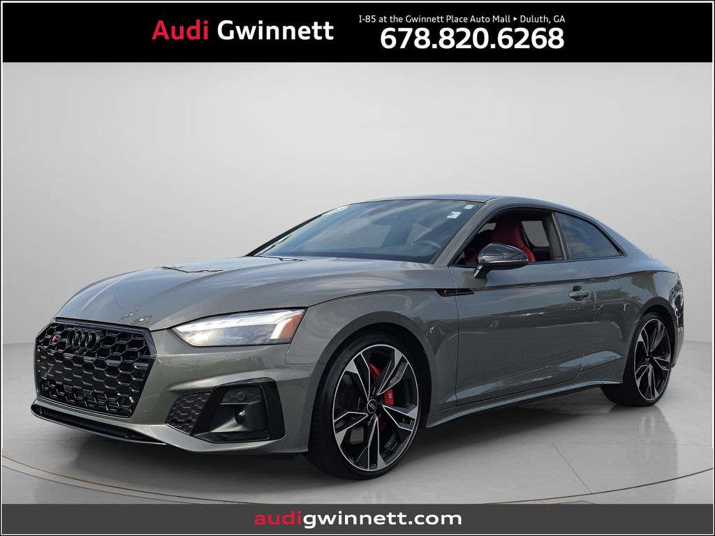 Gray Metallic 2023 Audi S5 Coupe All-Wheel Drive 8-Speed Automatic