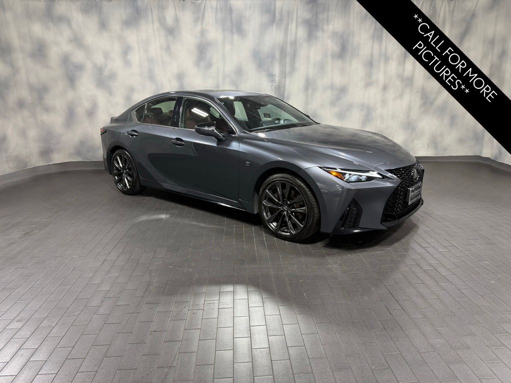 Cloudburst Gray 2024 Lexus IS 350 F Sport Design AWD Sedan All-Wheel Drive 6-Speed Automatic