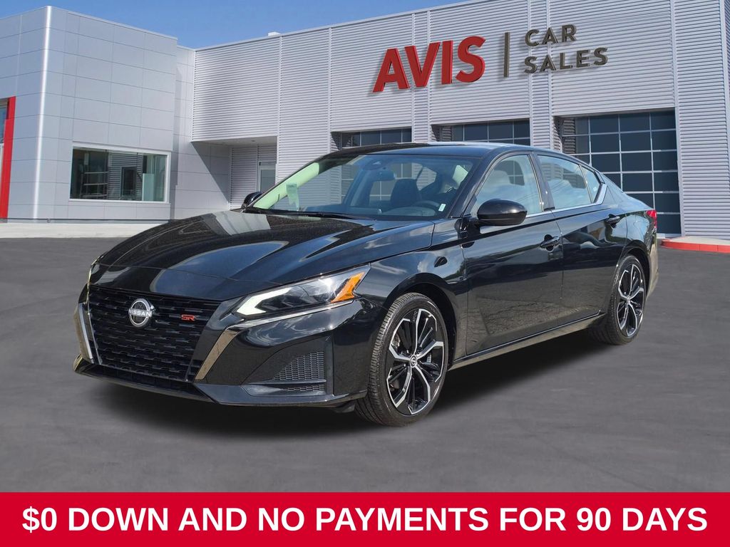 Super Black 2025 Nissan Altima Sedan Front-Wheel Drive Continuously Variable Transmission