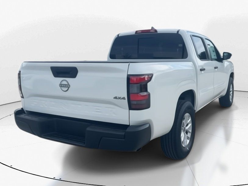 2025 Glacier White Nissan Frontier S 4X4 Truck