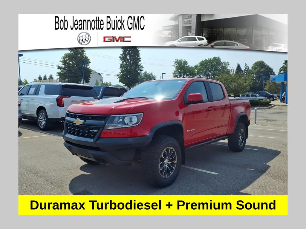 Red 2018 Chevrolet Colorado Pickup Truck Four-Wheel Drive 6-Speed Automatic