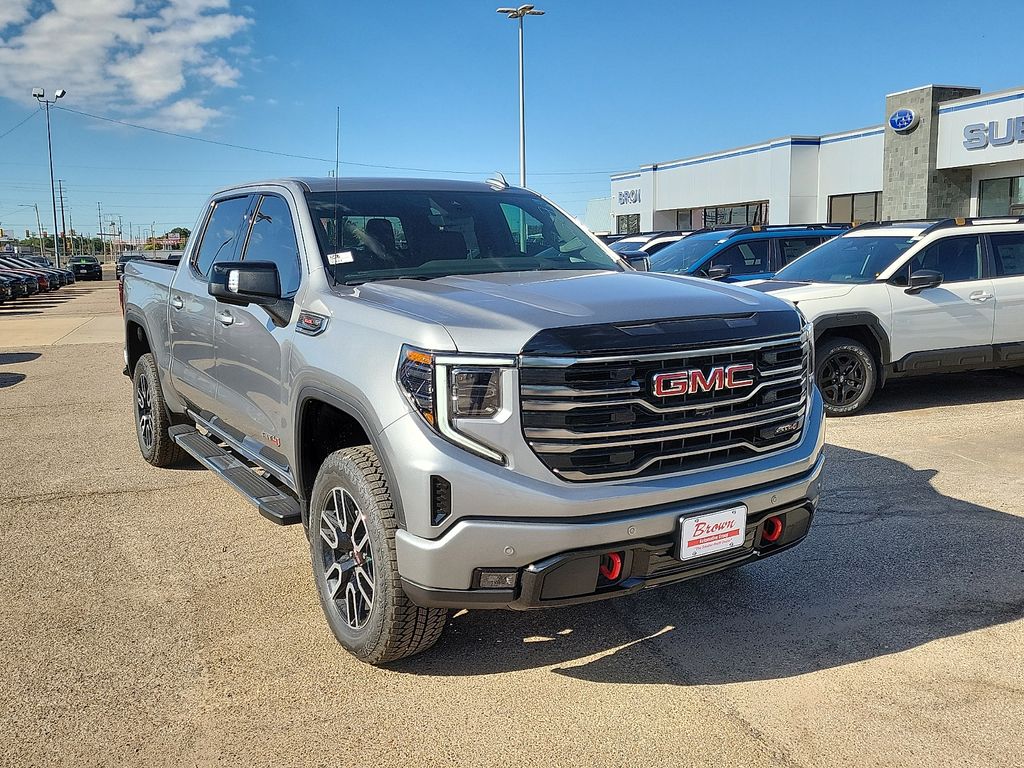 2026 GMC Sierra 1500 AT4 Silver at Brown Buick GMC