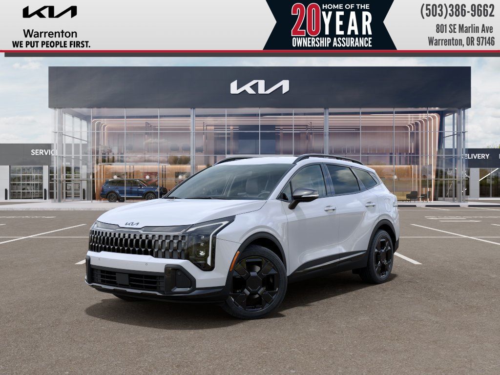 Glacial White Pearl 2026 Kia Sportage SUV / Crossover All-Wheel Drive 8-Speed Automatic