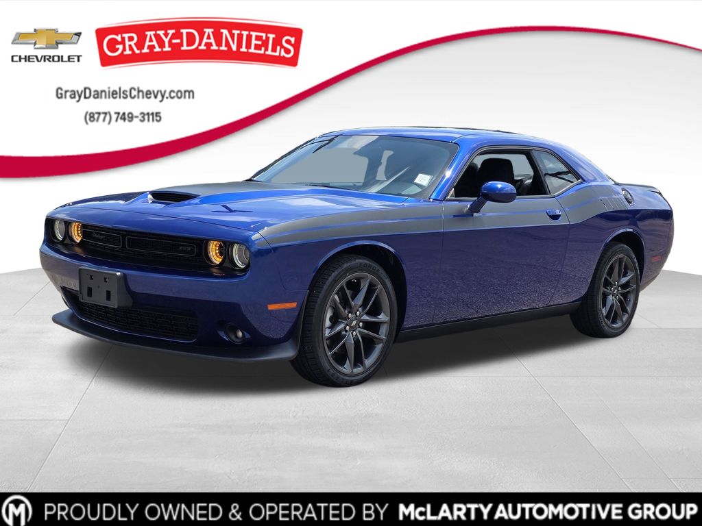 Indigo Blue 2022 Dodge Challenger GT AWD Coupe All-Wheel Drive 8-Speed Automatic