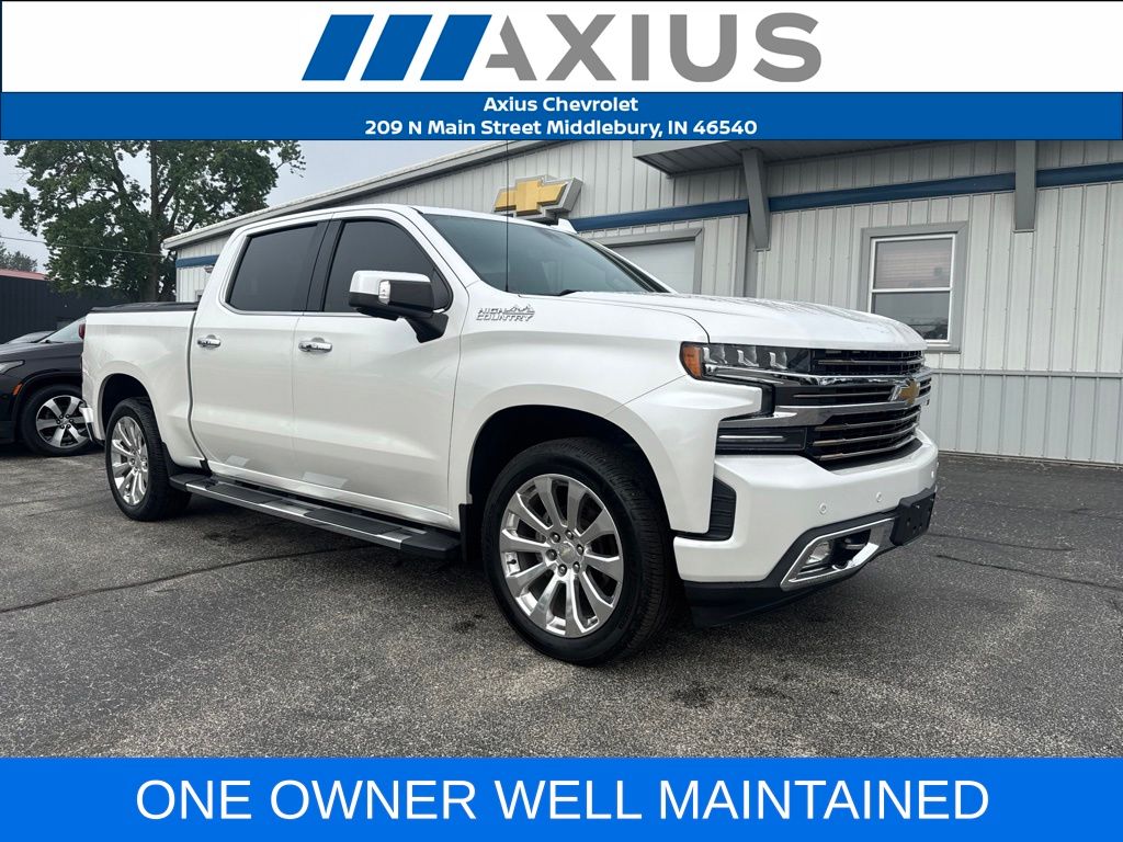 White (Iridescent Pearl Tricoat) 2019 Chevrolet Silverado 1500 Pickup Truck Four-Wheel Drive Automatic