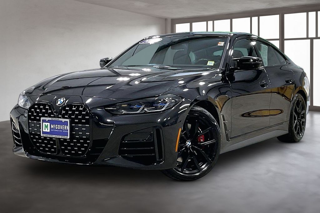 Black Sapphire Metallic 2024 BMW 4 Series Coupe All-Wheel Drive 8-Speed Automatic