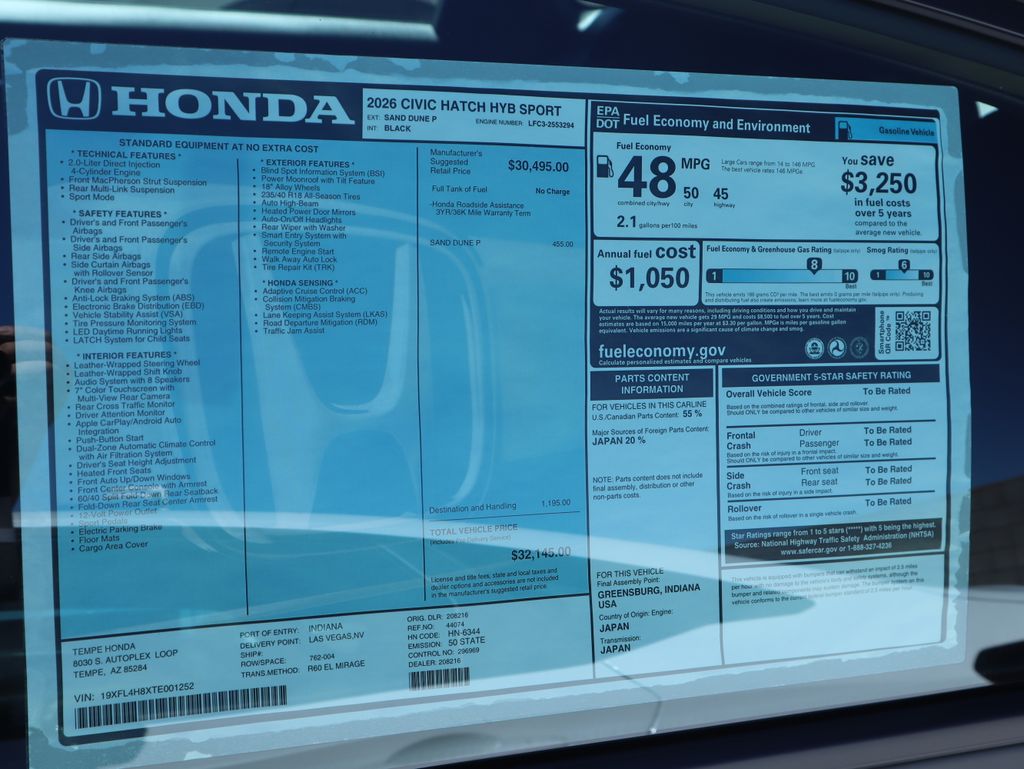 Thumbnail: 2026 Honda Civic - 9