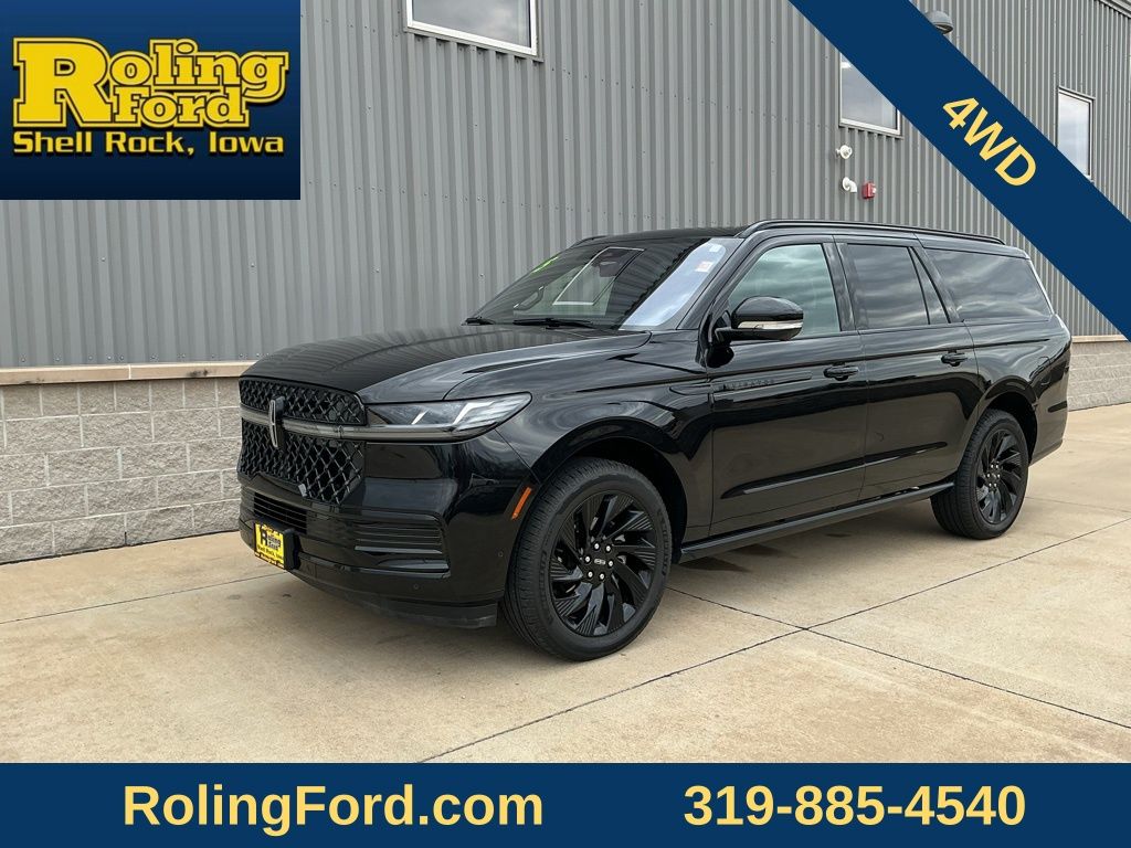 Black Metallic 2025 Lincoln Navigator SUV / Crossover Four-Wheel Drive Automatic