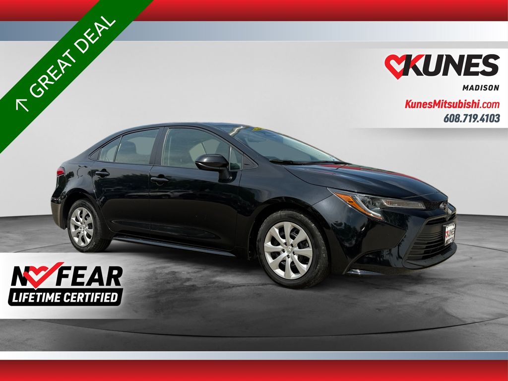 Midnight Black Metallic 2024 Toyota Corolla Sedan Front-Wheel Drive Continuously Variable Transmission