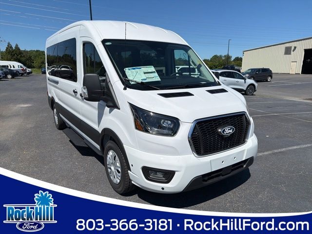 Oxford White 2026 Ford Transit Passenger Van Rear-Wheel Drive 