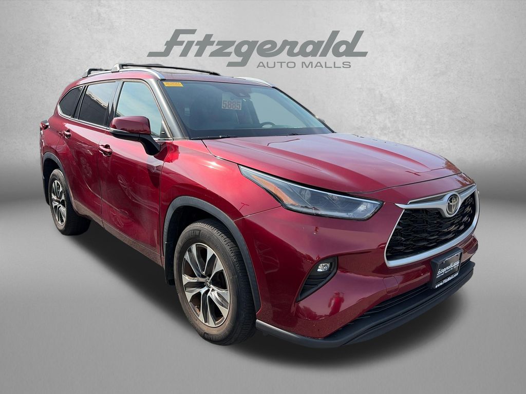 Red (Ruby Flare Pearl) 2021 Toyota Highlander SUV / Crossover All-Wheel Drive 8-Speed Automatic