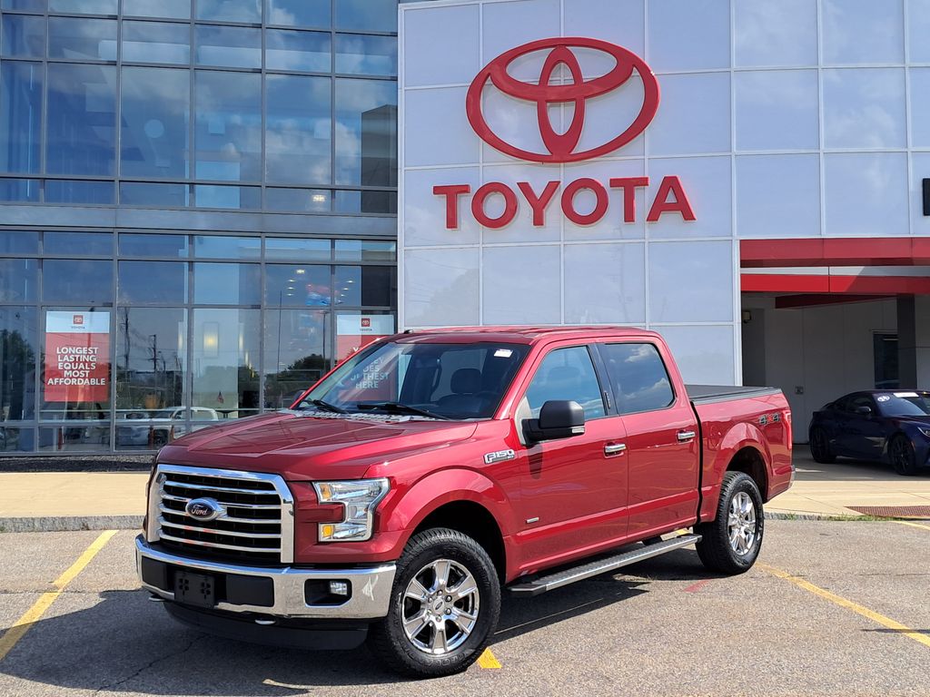 Ruby Red Metallic 2016 Ford F-150 Pickup Truck Four-Wheel Drive 6-Speed Automatic