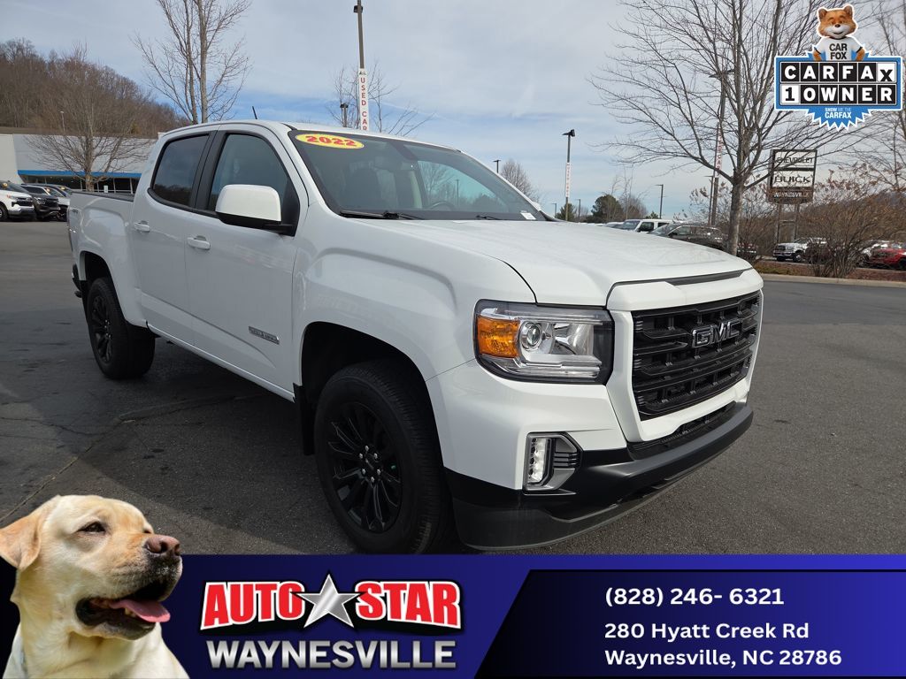 used 2022 GMC Canyon car, priced at $30,300