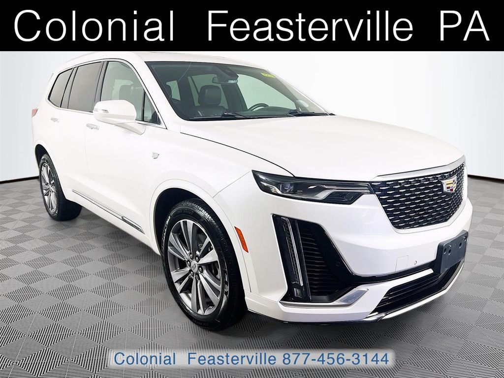 Crystal White Tricoat 2020 Cadillac XT6 Premium Luxury AWD SUV / Crossover Four-Wheel Drive 9-Speed Automatic