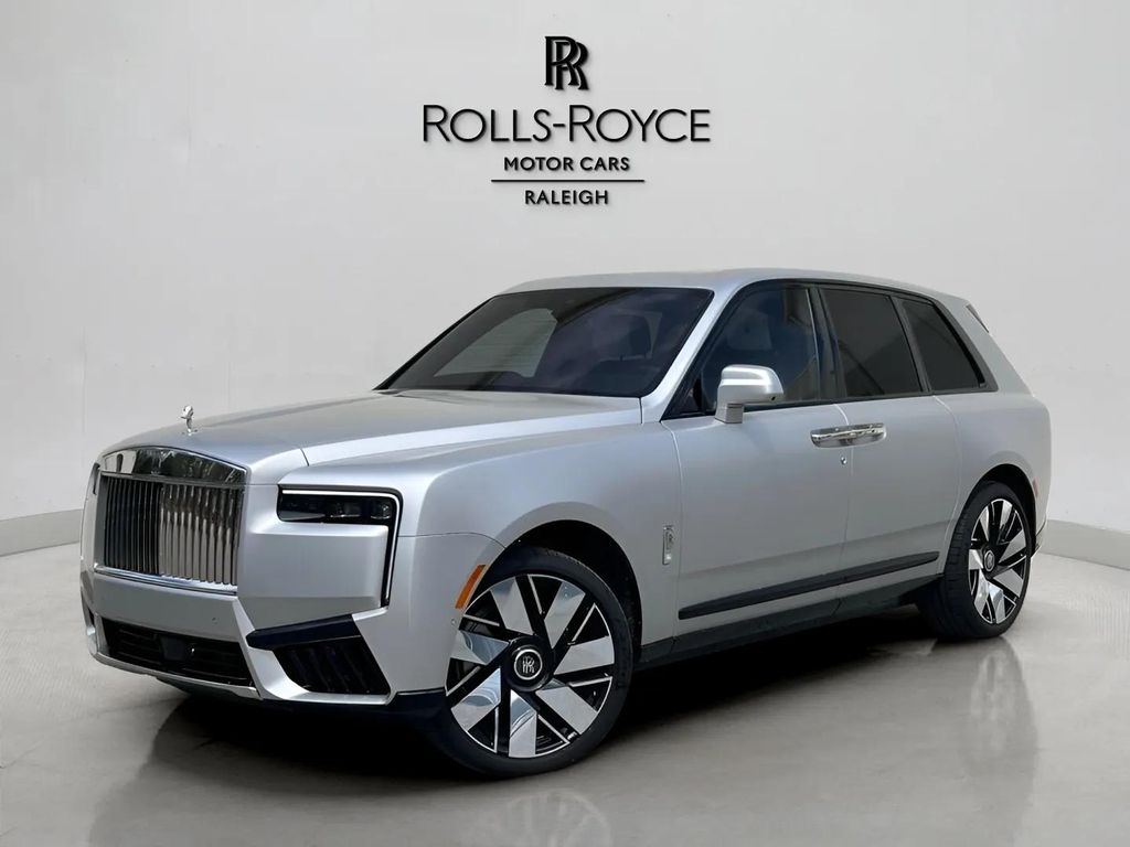Bespoke Iced Premier Silver 2026 Rolls-Royce Cullinan SUV / Crossover All-Wheel Drive 8-Speed Automatic