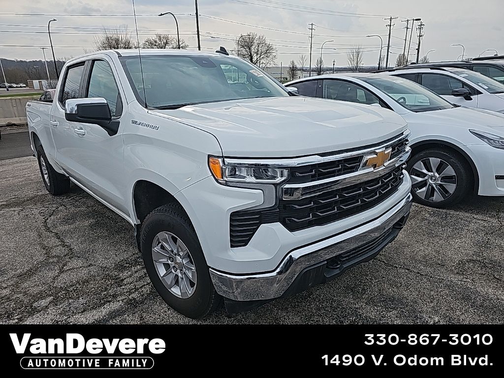 W4e 2025 Chevrolet Silverado 1500 LT Crew Cab 4WD Pickup Truck Four-Wheel Drive Automatic