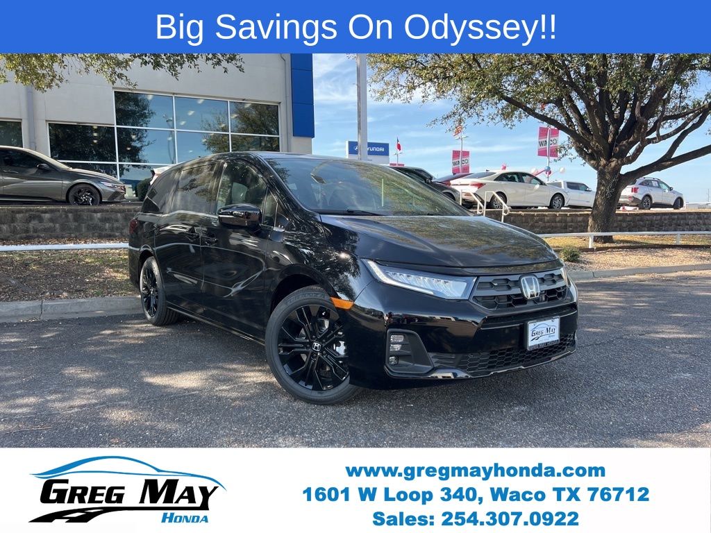 Crystal Black 2026 Honda Odyssey Minivan Front-Wheel Drive Automatic
