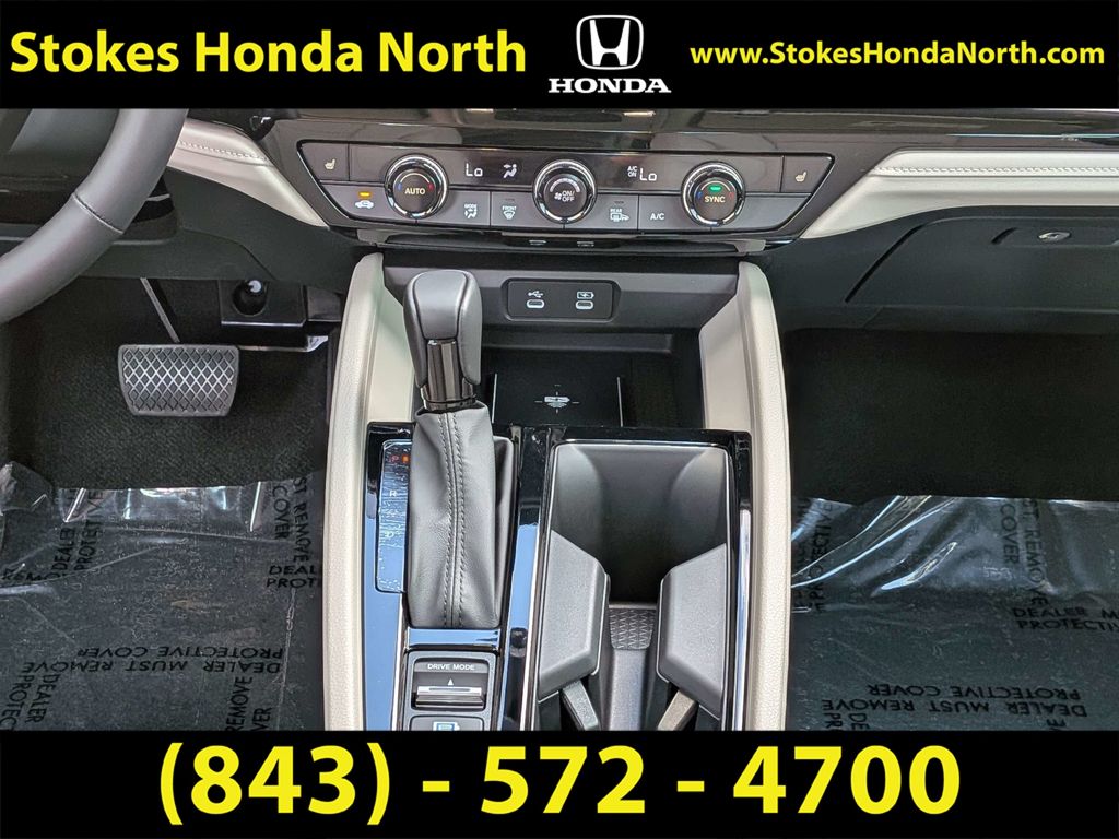 2025 Honda Accord Hybrid EX-L Red at Stokes Honda North