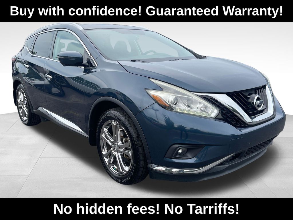 Arctic Blue Metallic 2016 Nissan Murano SUV / Crossover All-Wheel Drive Continuously Variable Transmission