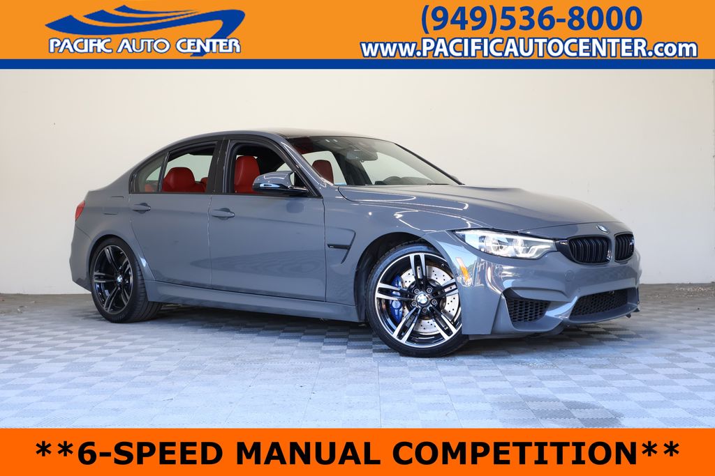 Grigio Telesto Pearl Metallic 2018 BMW M3 Sedan RWD Sedan Rear-Wheel Drive 6-Speed Manual
