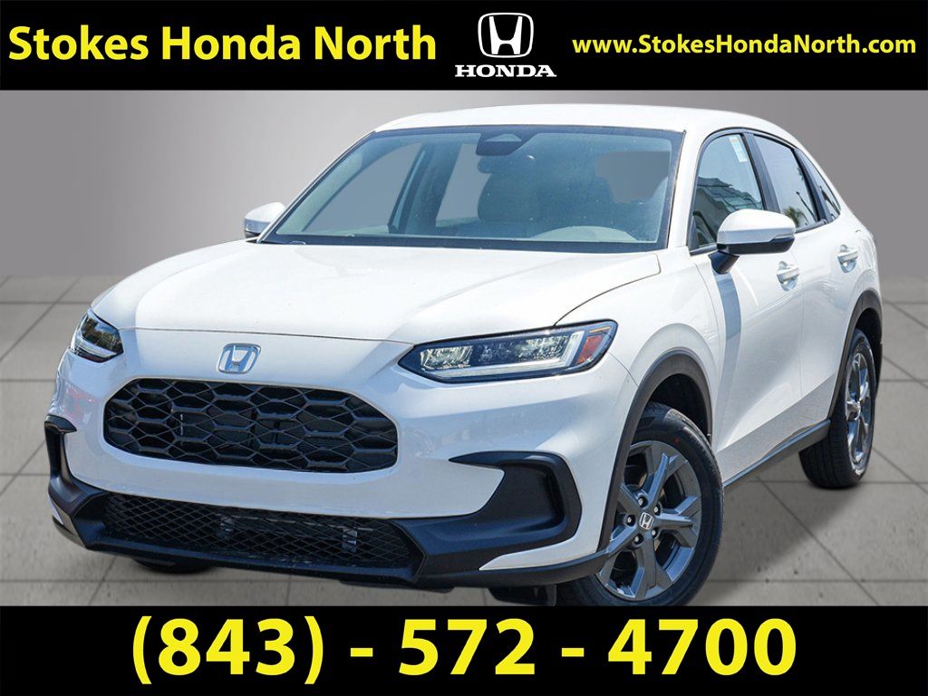 2026 Honda HR-V LX White at Stokes Honda North