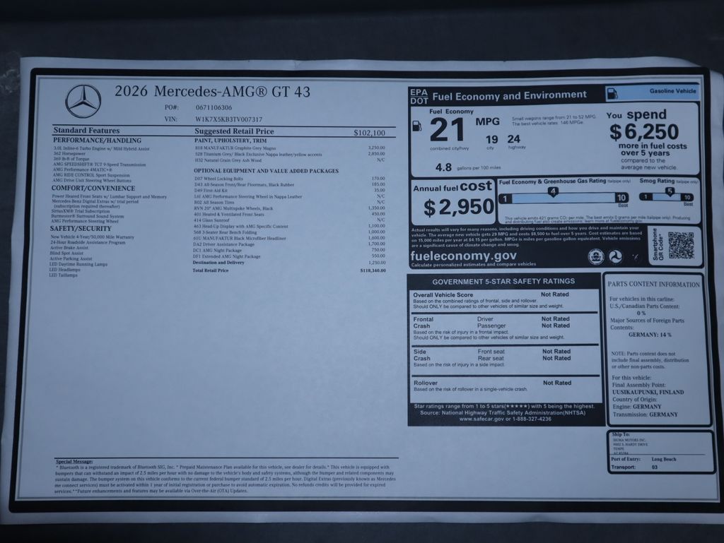 Thumbnail: 2026 Mercedes-Benz AMG GT - 9
