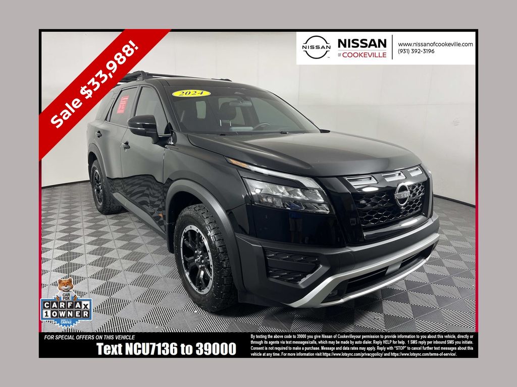 Super Black 2024 Nissan Pathfinder SUV / Crossover All-Wheel Drive 9-Speed Automatic