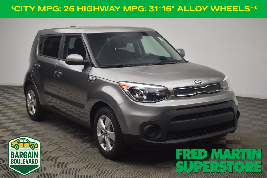 Titanium Gray 2019 Kia Soul Wagon Front-Wheel Drive 6-Speed Automatic