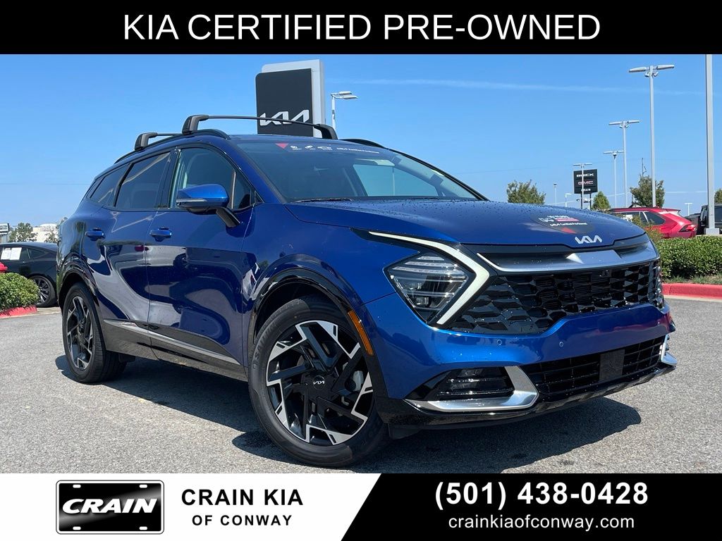 Sapphire Blue 2025 Kia Sportage SUV / Crossover Front-Wheel Drive 8-Speed Automatic