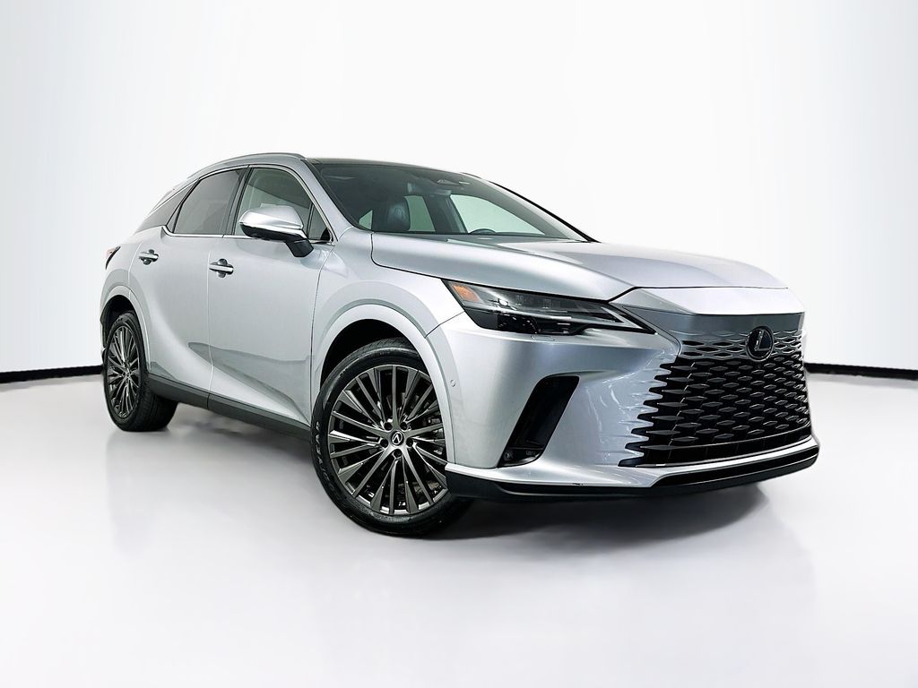 Silver 2023 Lexus RX Hybrid 350h AWD SUV / Crossover All-Wheel Drive Continuously Variable Transmission