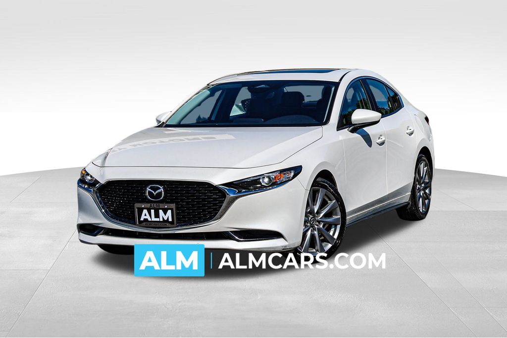 Snowflake White Pearl Mica 2025 Mazda MAZDA3 Sedan Front-Wheel Drive 6-Speed Automatic