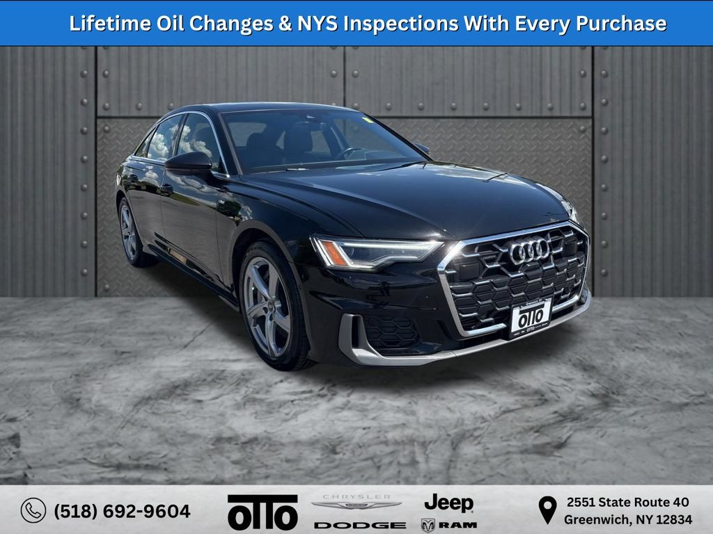 Brilliant Black 2024 Audi A6 quattro Premium Plus 55 TFSI Sedan All-Wheel Drive 7-Speed Automatic