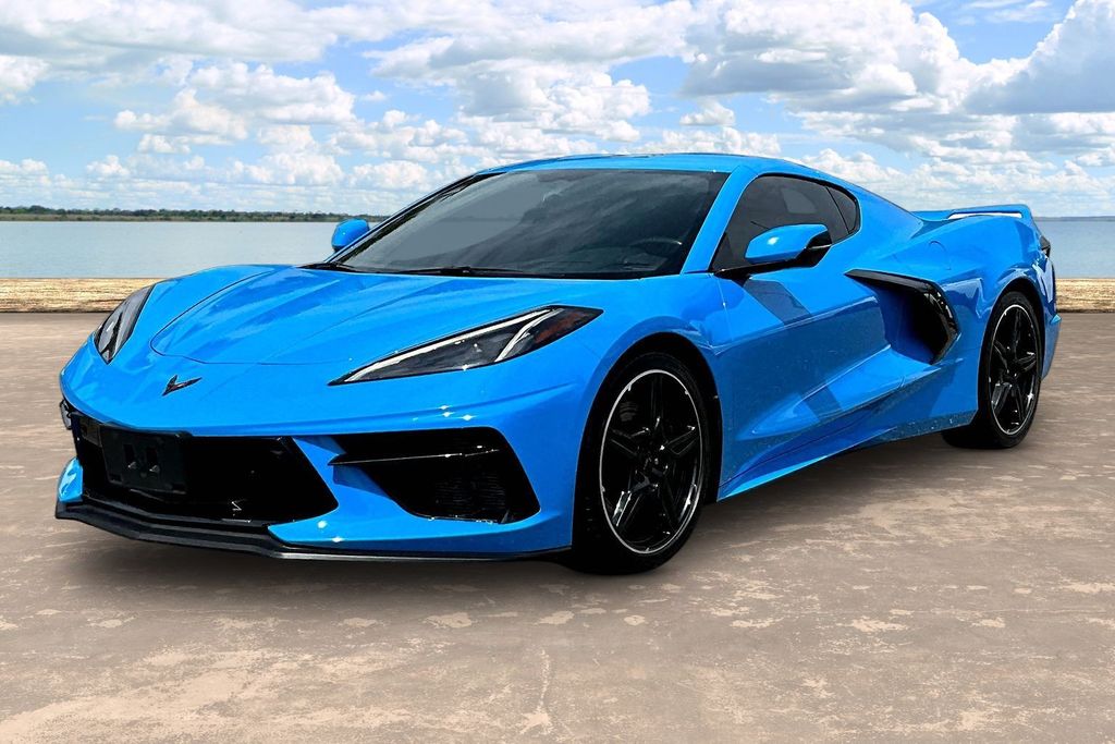 Rapid Blue 2022 Chevrolet Corvette Coupe Rear-Wheel Drive 8-Speed Dual Clutch