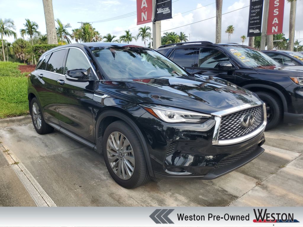used 2025 INFINITI QX50 car, priced at $31,895