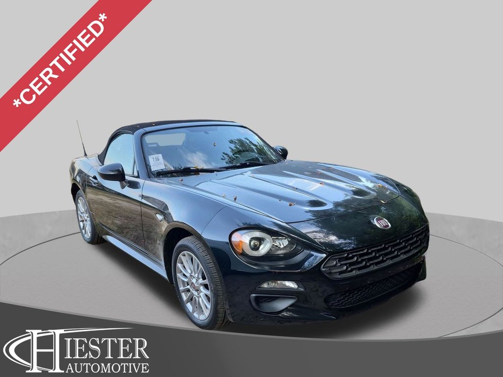 Nero Cinema Jet Black 2017 FIAT 124 Spider Convertible Rear-Wheel Drive 6-Speed Automatic