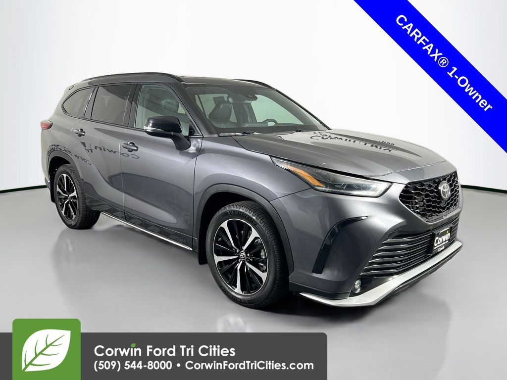 Magnetic Gray Metallic 2021 Toyota Highlander SUV / Crossover All-Wheel Drive 8-Speed Automatic