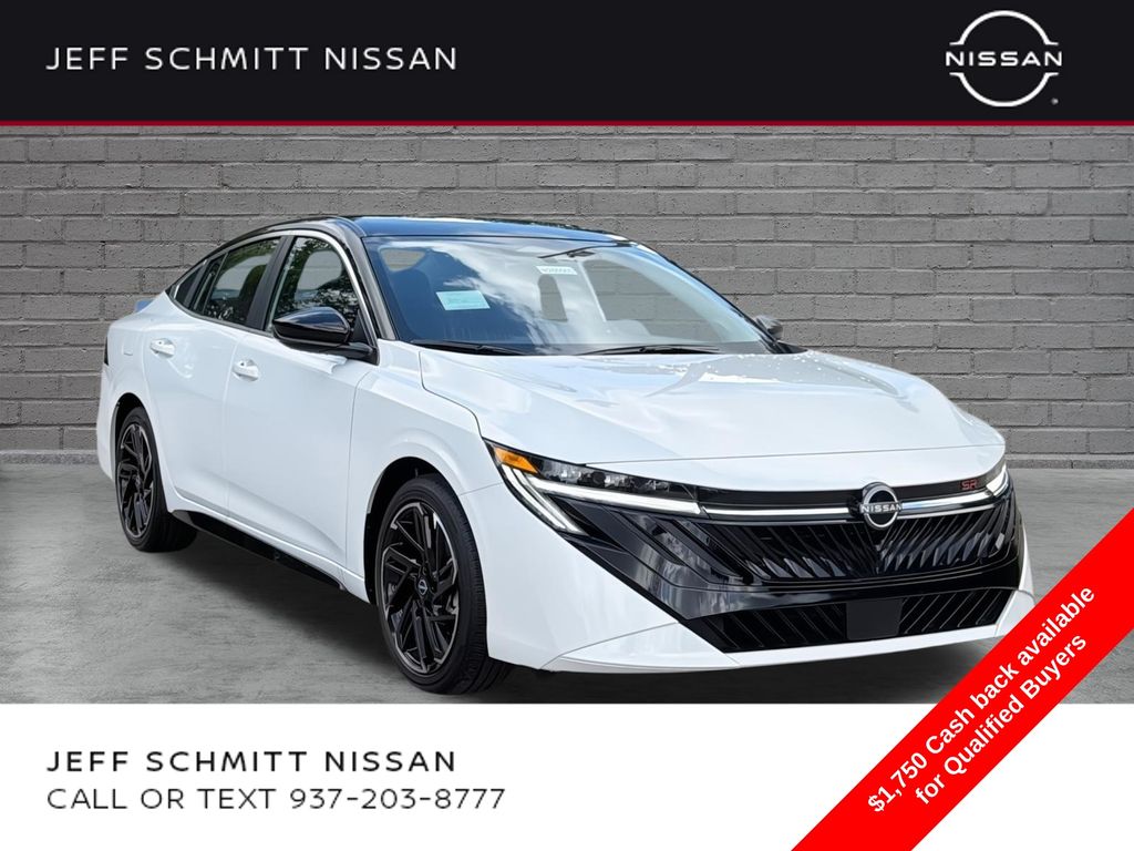 Aspen White/Super Black 2026 Nissan Sentra Sedan Front-Wheel Drive Continuously Variable Transmission