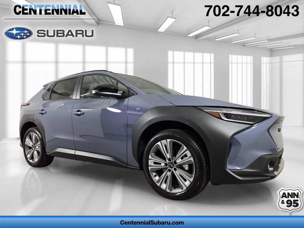 Harbor Mist Gray Pearl 2025 Subaru Solterra Limited AWD SUV / Crossover All-Wheel Drive 1-Speed Automatic