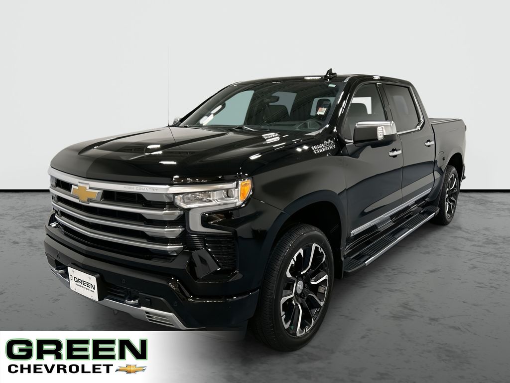 Black 2025 Chevrolet Silverado 1500 Pickup Truck Four-Wheel Drive Automatic
