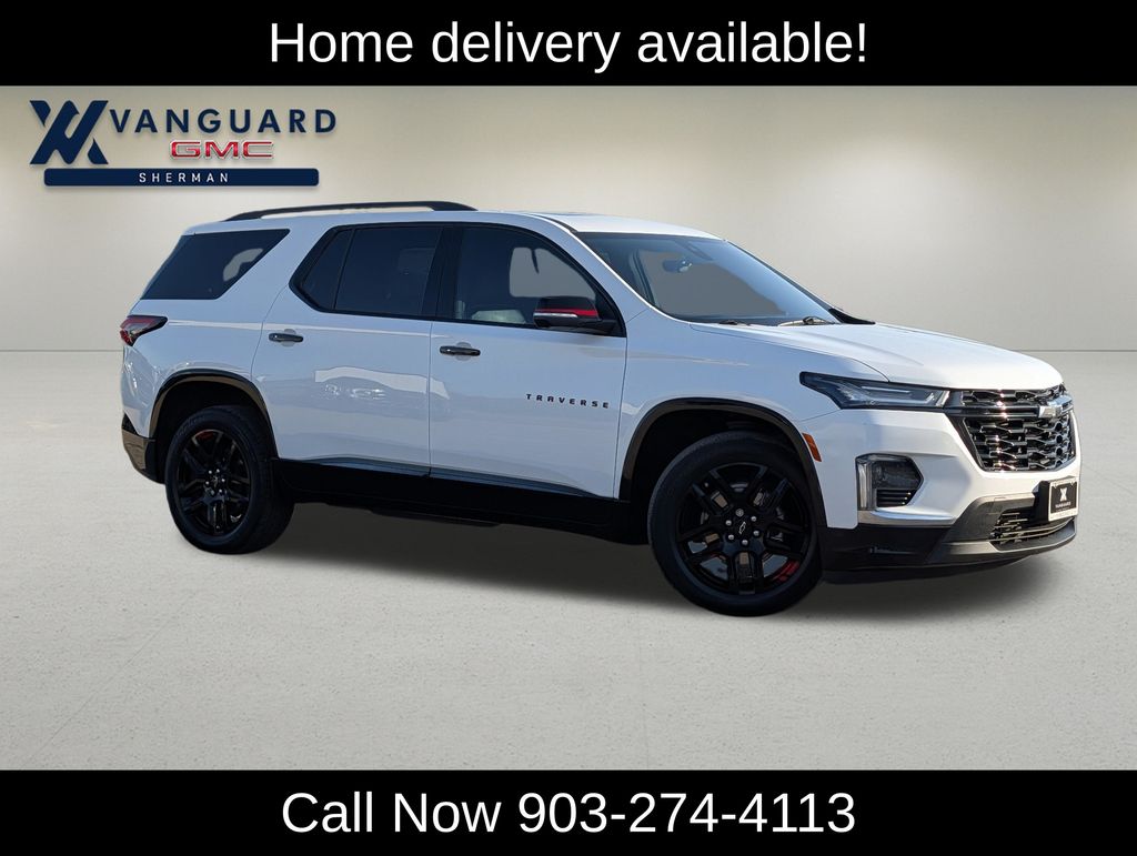 Summit White 2023 Chevrolet Traverse SUV / Crossover Front-Wheel Drive 9-Speed Automatic