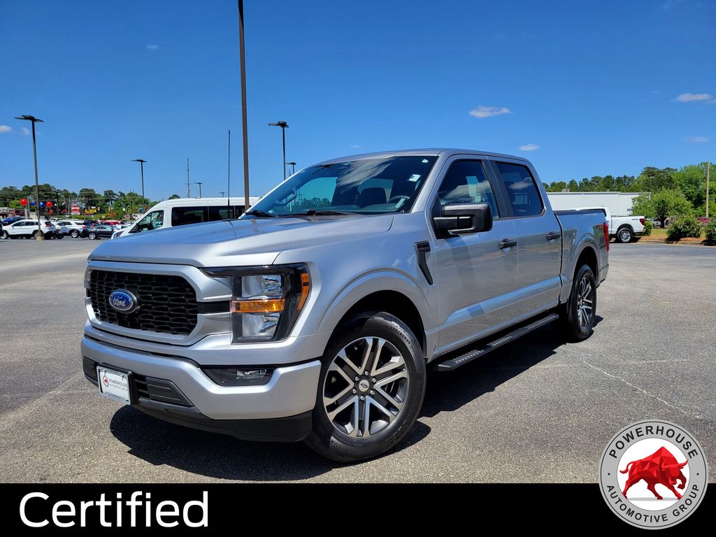 Silver Metallic 2023 Ford F-150 XL SuperCrew RWD Pickup Truck 4X2 Automatic