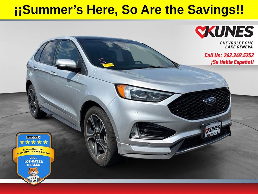Ingot Silver Metallic 2019 Ford Edge SUV / Crossover All-Wheel Drive 8-Speed Automatic