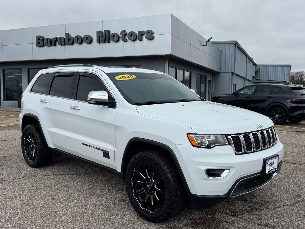 Bright White Clearcoat 2020 Jeep Grand Cherokee Limited 4WD SUV / Crossover Four-Wheel Drive 8-Speed Automatic