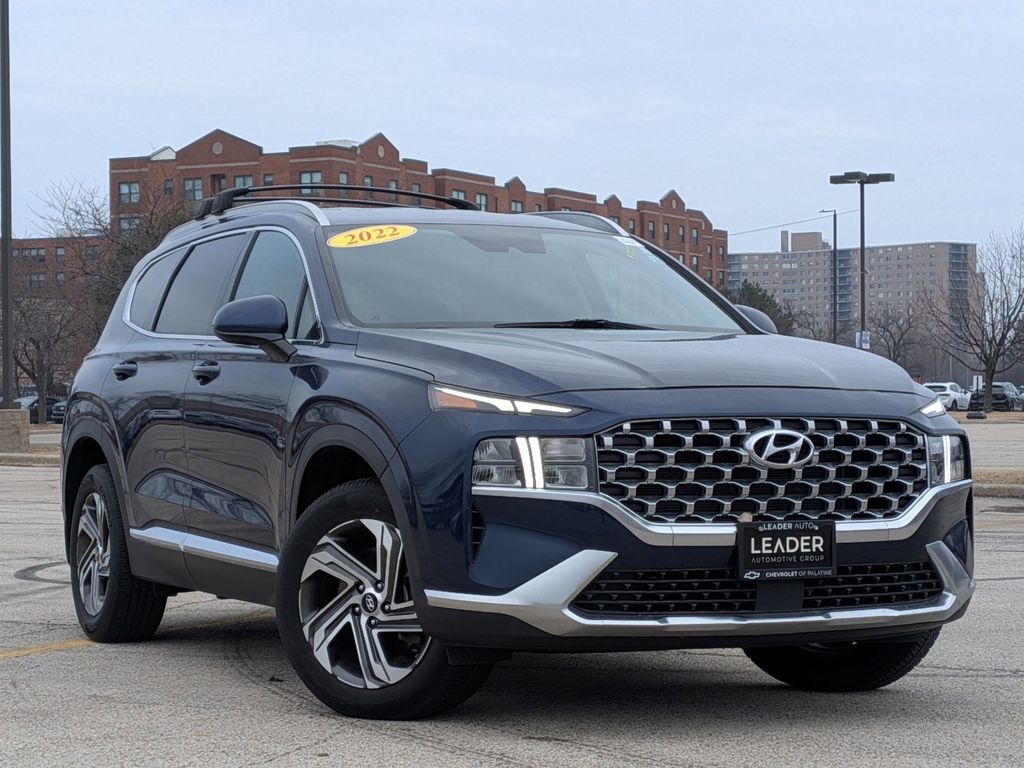 Blue (Stormy Sea) 2022 Hyundai Santa Fe SEL FWD SUV / Crossover Front-Wheel Drive 8-Speed Automatic