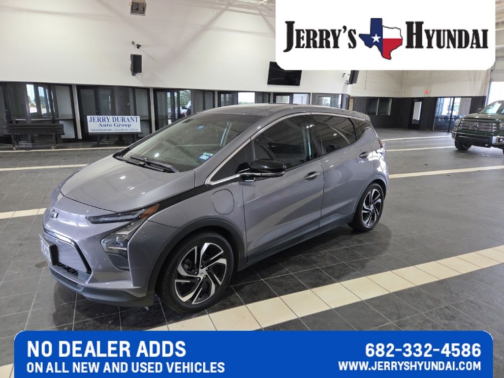 Gray Ghost Metallic 2023 Chevrolet Bolt EV Hatchback Front-Wheel Drive 1-Speed Automatic