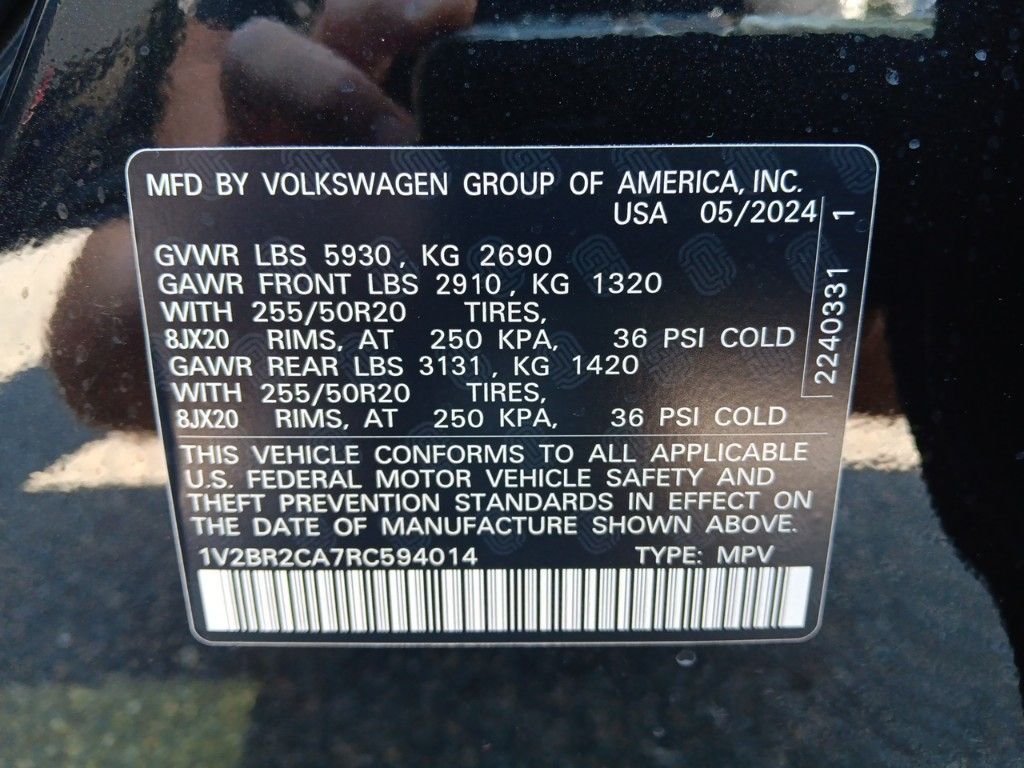 2024 Volkswagen Atlas 2.0T SEL 30