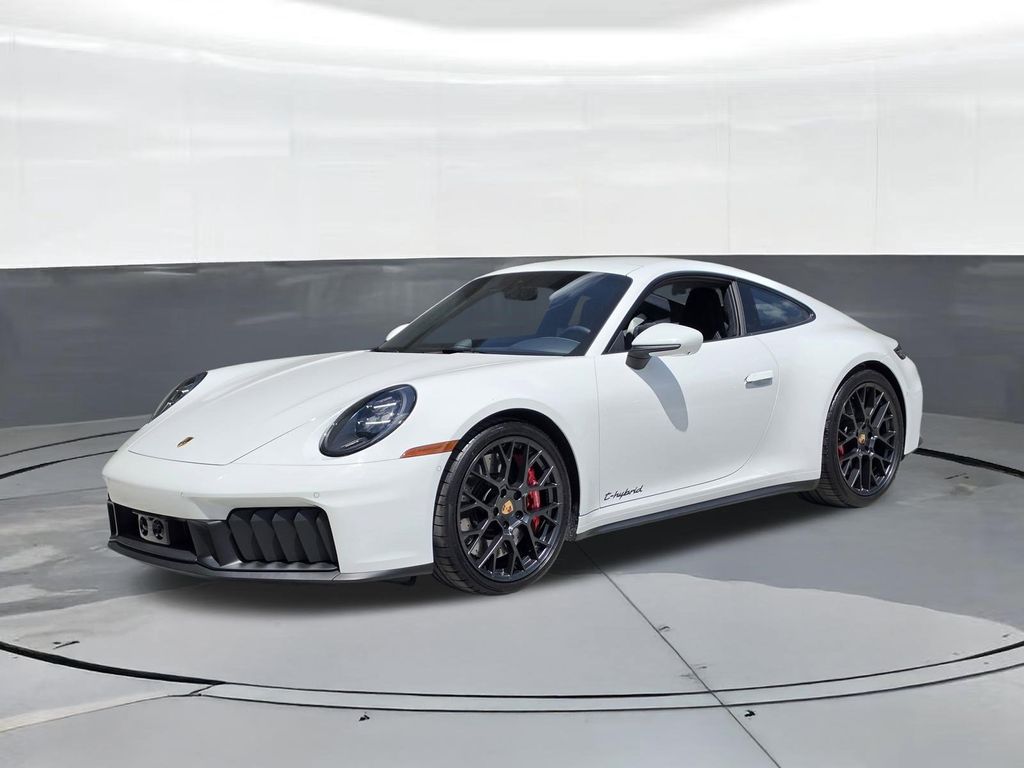 White 2025 Porsche 911 Carrera 4 GTS Coupe AWD Coupe All-Wheel Drive 8-Speed Automatic