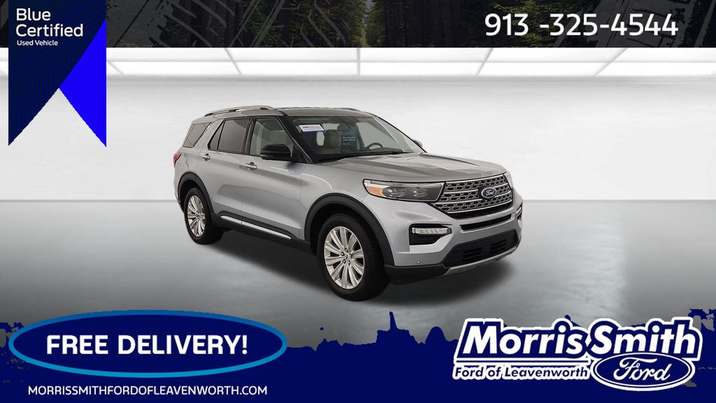 Iconic Silver Metallic 2020 Ford Explorer Limited AWD SUV / Crossover All-Wheel Drive Automatic