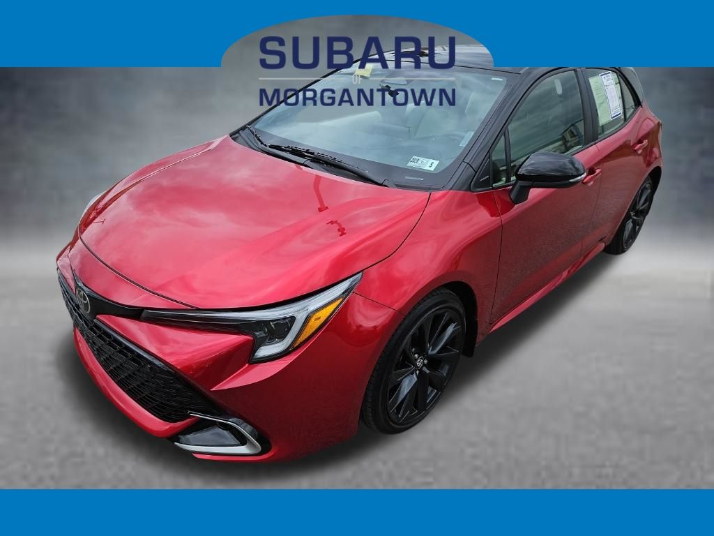 Midnight Black Metallic 2023 Toyota Corolla Hatchback Hatchback Front-Wheel Drive Continuously Variable Transmission
