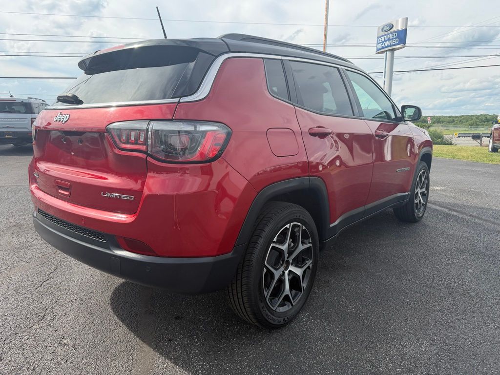 2024 Jeep Compass Limited Red at Klick Lewis Buick Chevrolet